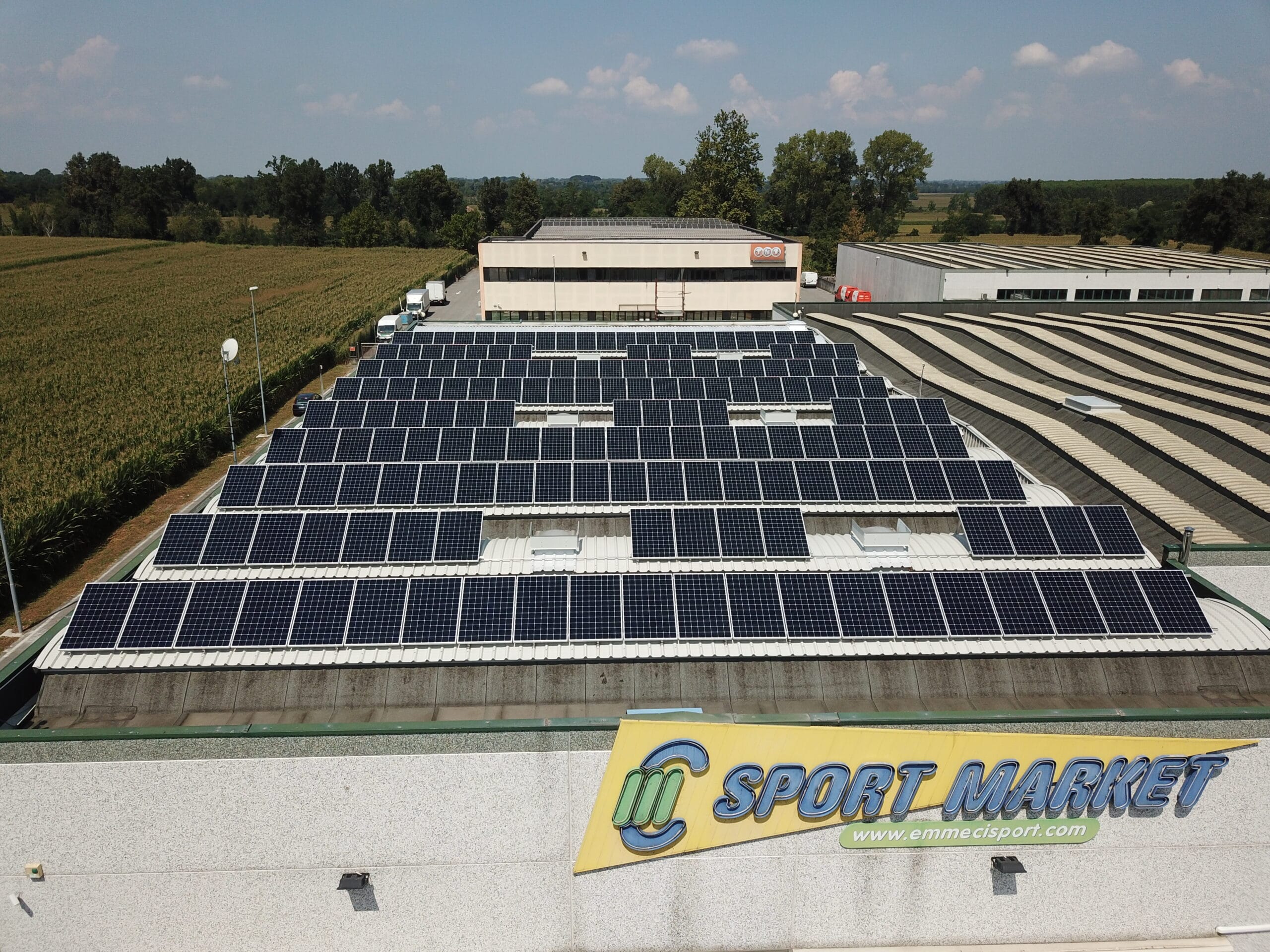 Installazione impianto fotovoltaico SunPower da 55,59 kWp a San Martino in Strada (LO)