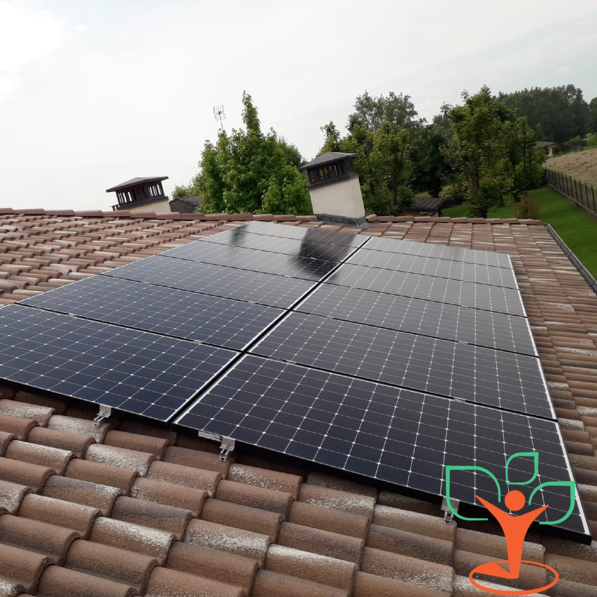 Installazione impianto fotovoltaico  SunPower da 4,2 kWp a Chignolo Po (PV)